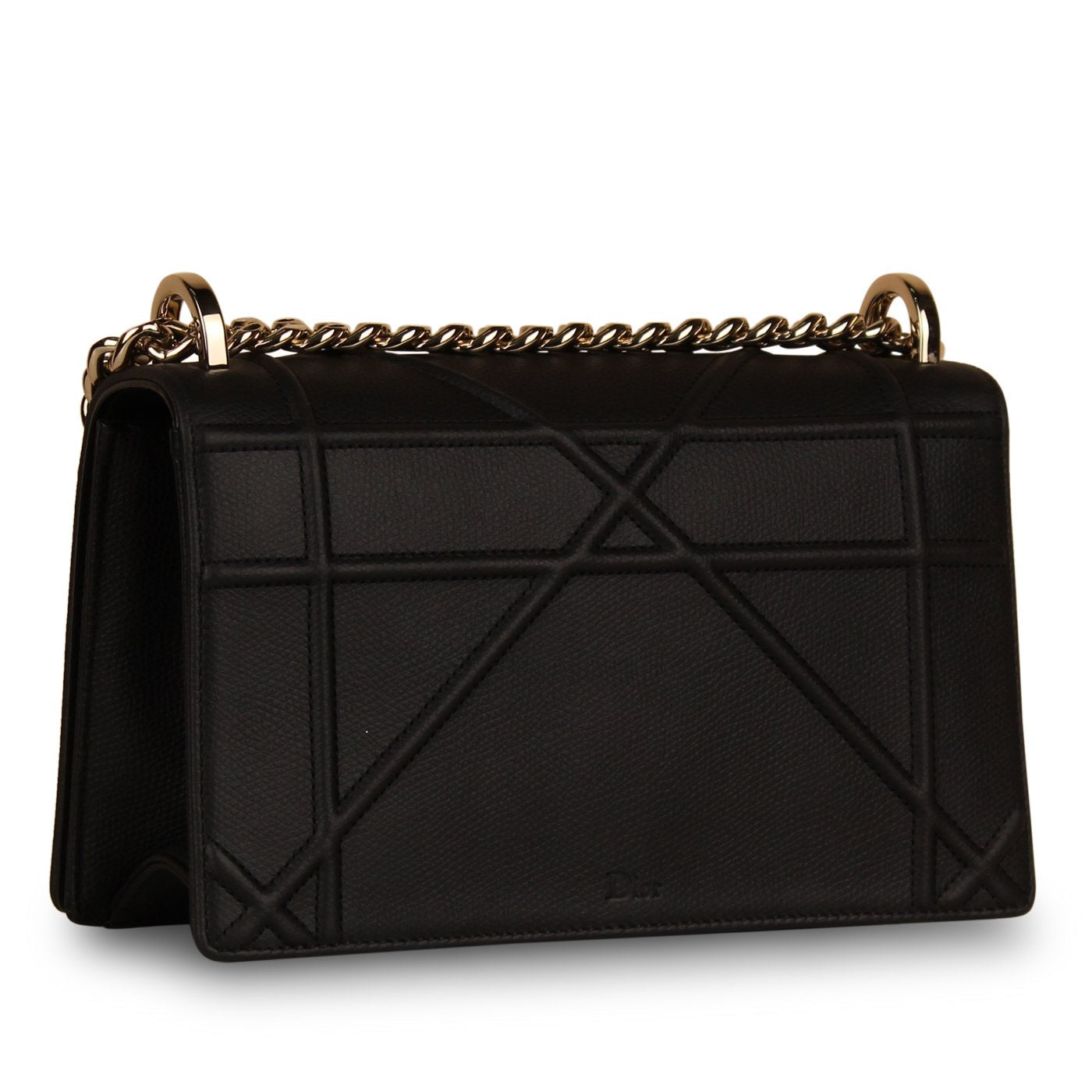 Dior Chain Leather Tote Bag