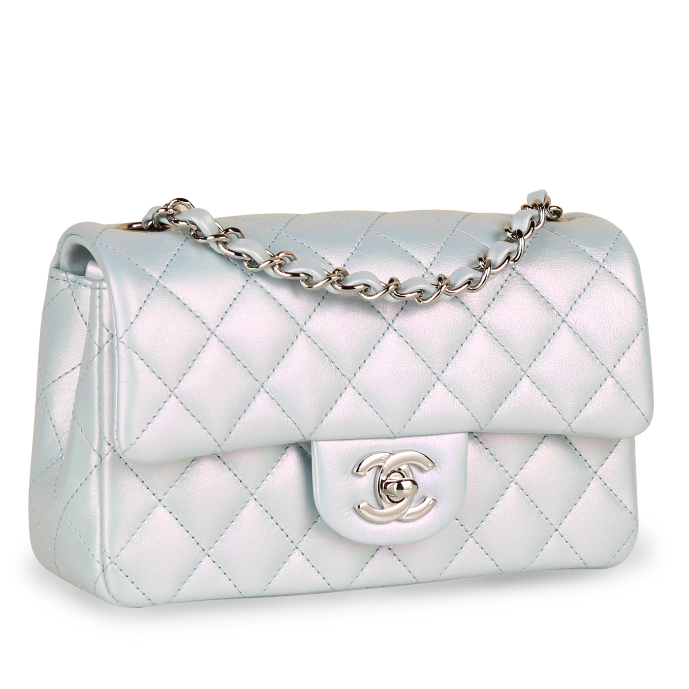 Chanel Classic Flap Lambskin Black Shoulder Bag Style 175
