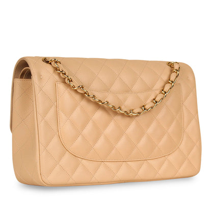 Chanel Classic Flap Caviar Gold Shoulder Bag Style 9