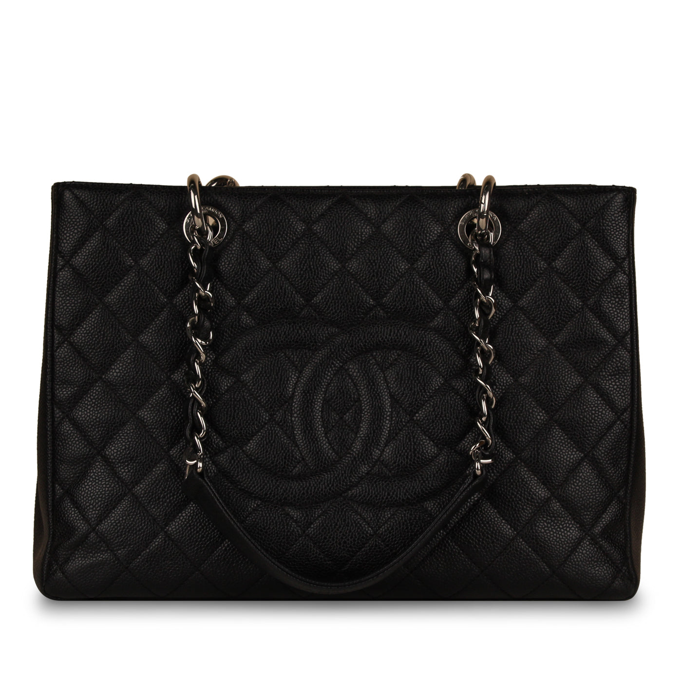 Chanel Timeless Caviar Black Tote Bag Style 20