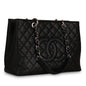 Chanel Timeless Caviar Black Tote Bag Style 20