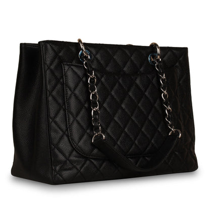 Chanel Timeless Caviar Black Tote Bag Style 20