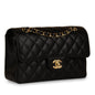 Chanel Classic Flap Caviar Black Shoulder Bag Style 123