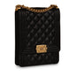 Chanel Boy Bag Caviar Black Shoulder Bag Style 17