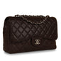 Chanel Classic Flap Caviar Brown Shoulder Bag