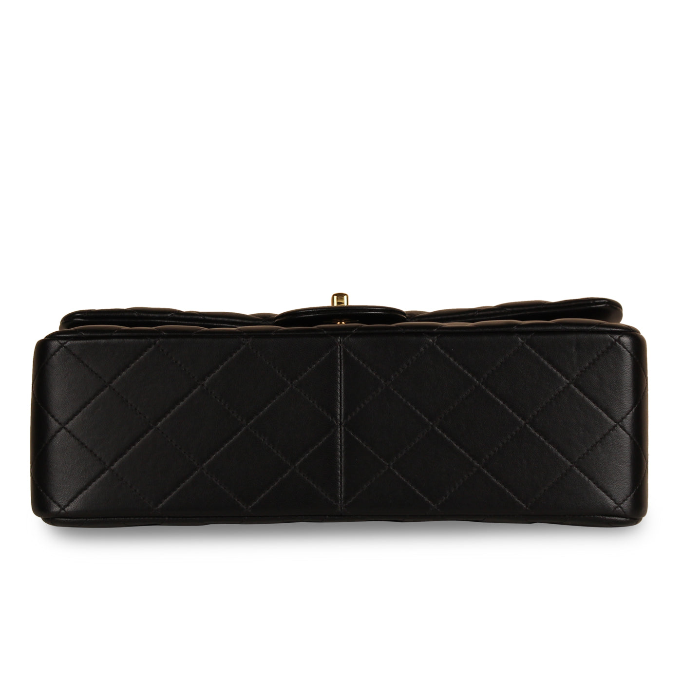 Chanel Classic Flap Lambskin Black Shoulder Bag Style 46