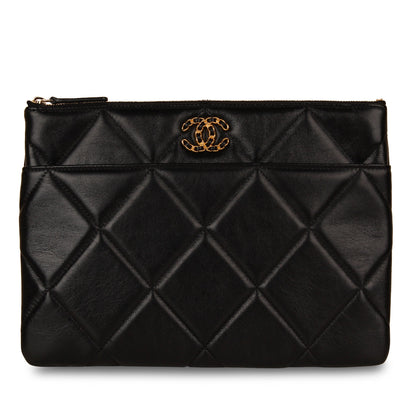 Chanel Chanel 19 Lambskin Black Shoulder Bag Style 6