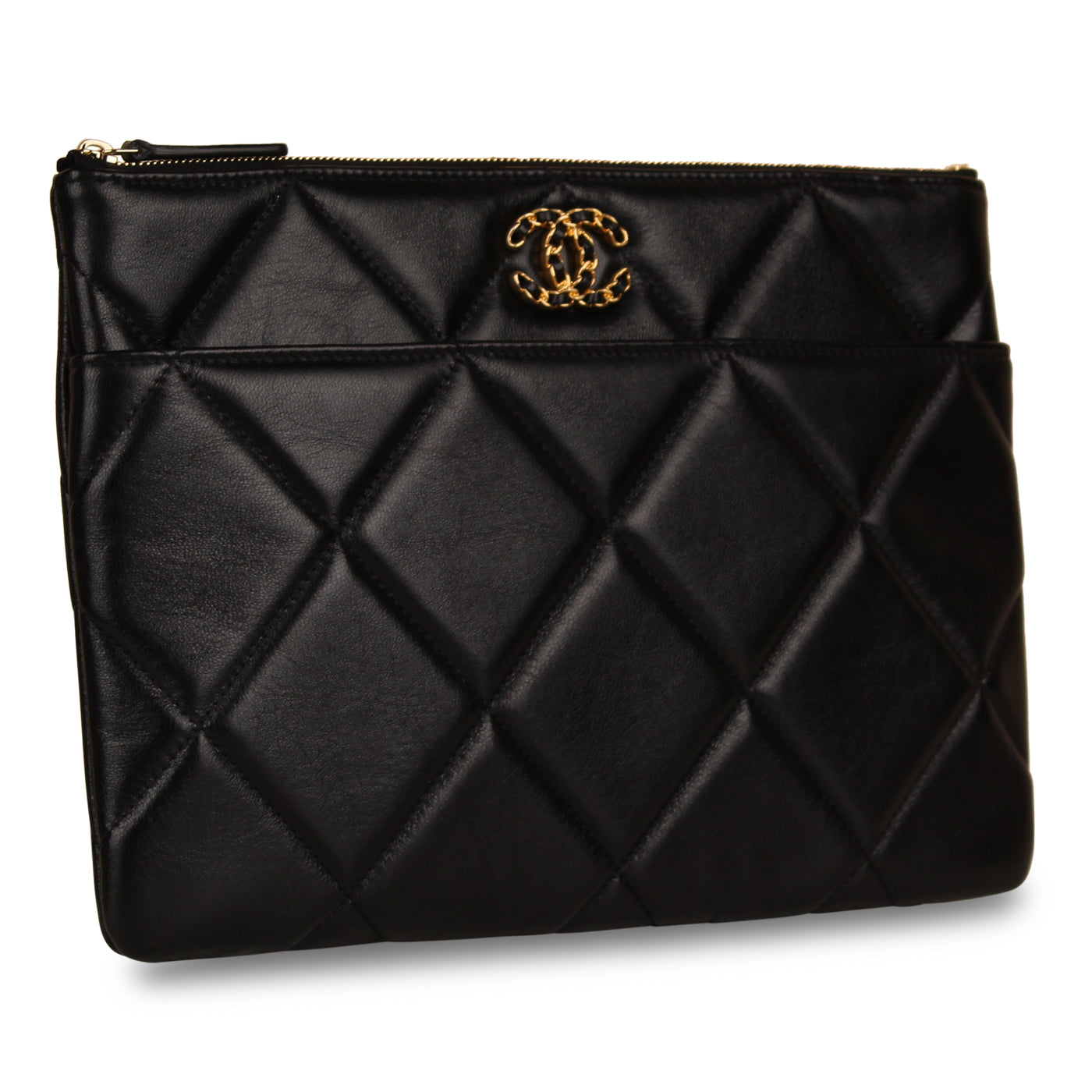 Chanel Chanel 19 Lambskin Black Shoulder Bag Style 6