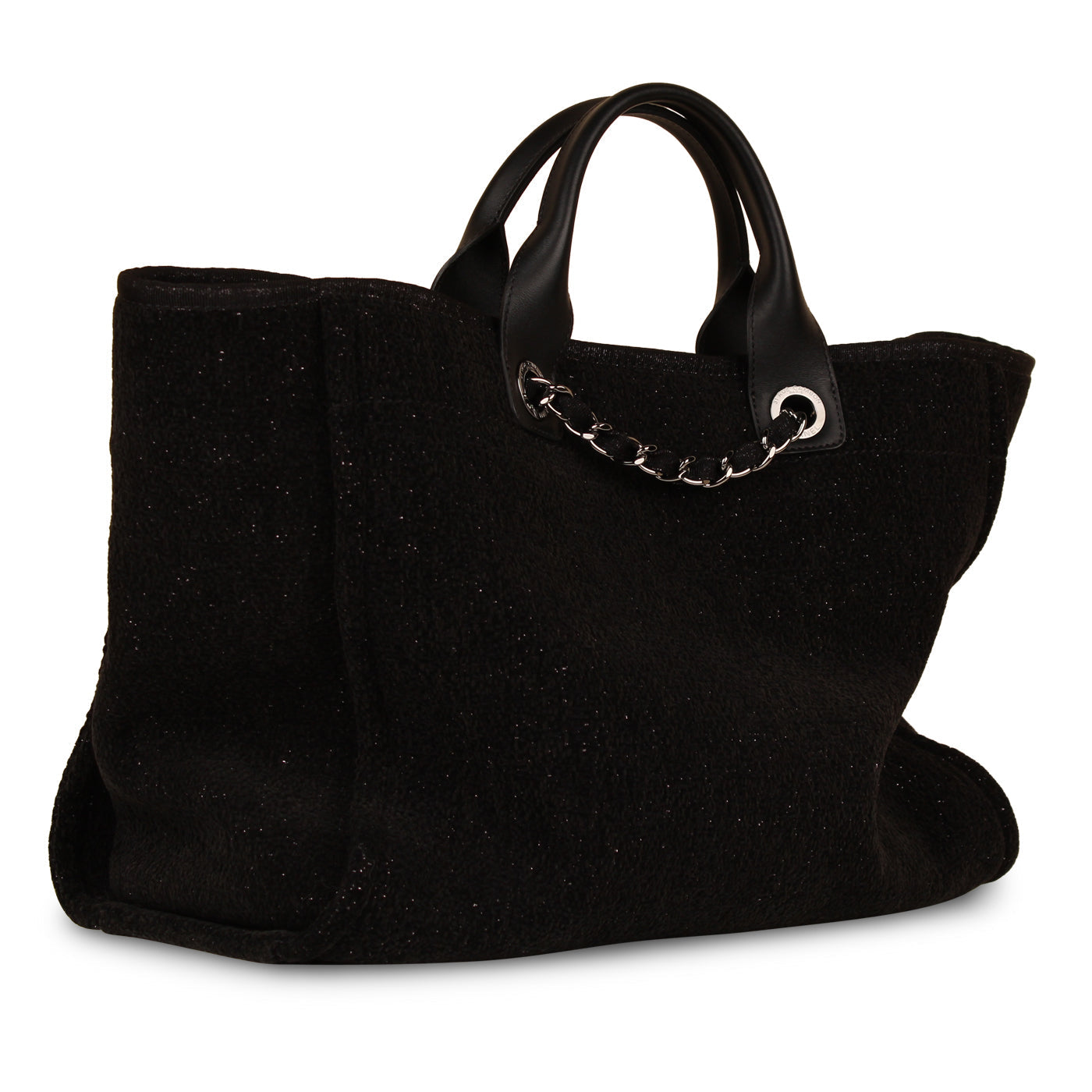Chanel Cambon Leather Black Tote Bag Style 2