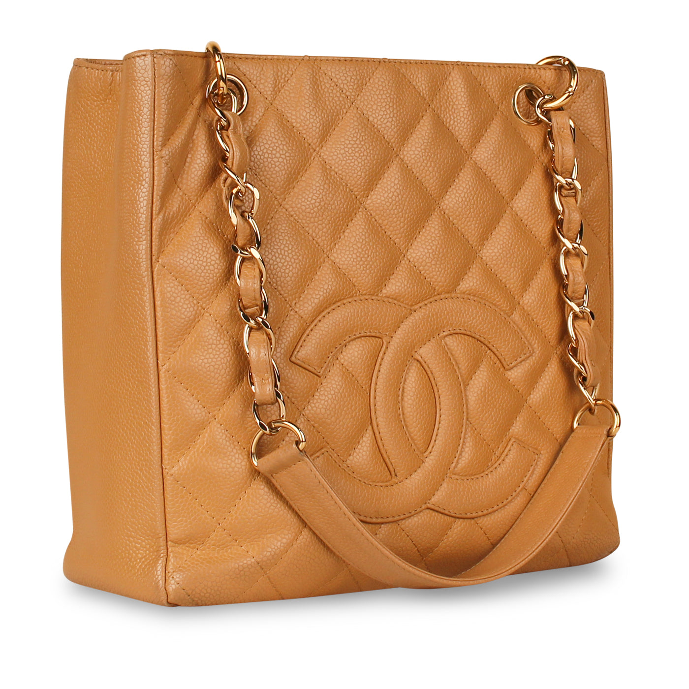 Chanel Timeless Caviar Gold Tote Bag Style 7