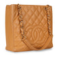 Chanel Timeless Caviar Gold Tote Bag Style 7