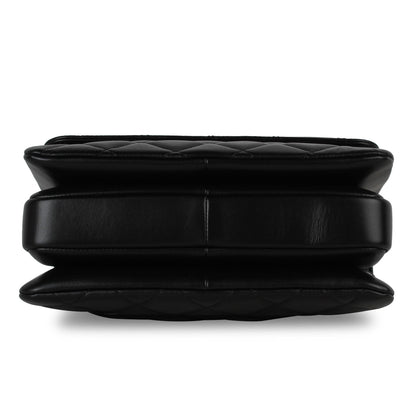 Chanel Luxury Lambskin Black Handbag Style 16