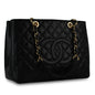 Chanel Timeless Caviar Black Tote Bag Style 18