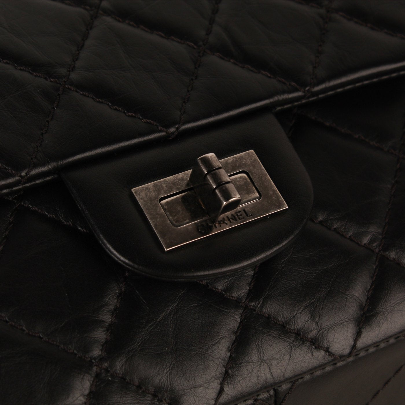 Chanel Classic Flap Calfskin Black Shoulder Bag Style 5