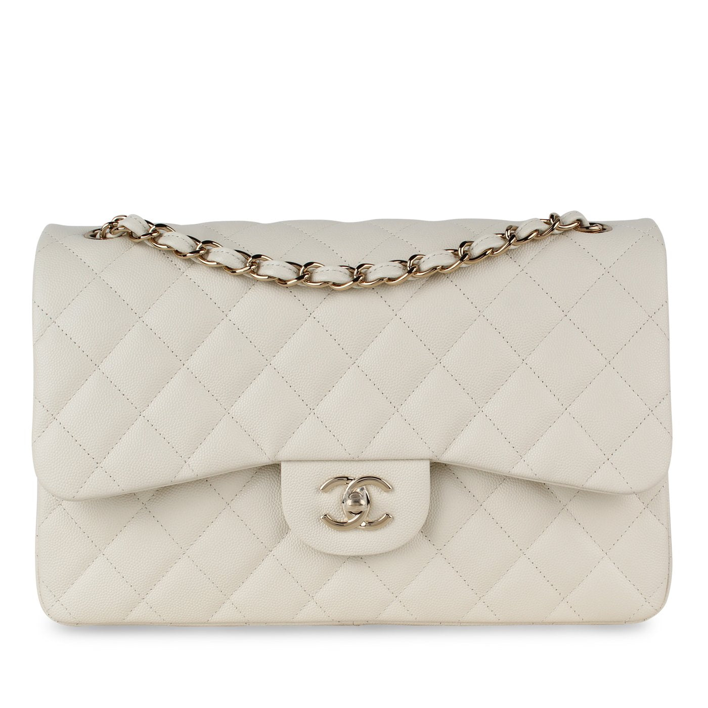 Chanel Classic Flap Lambskin Gold Shoulder Bag Style 14