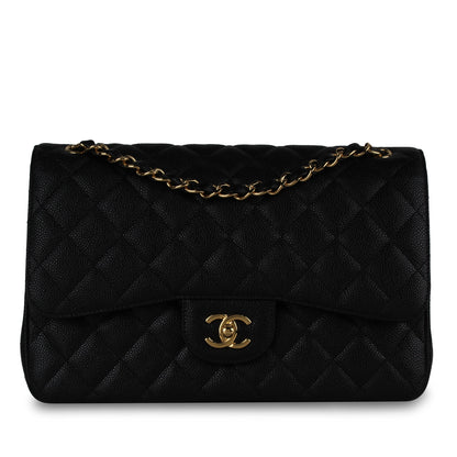 Chanel Classic Flap Bag - Jumbo - Caviar