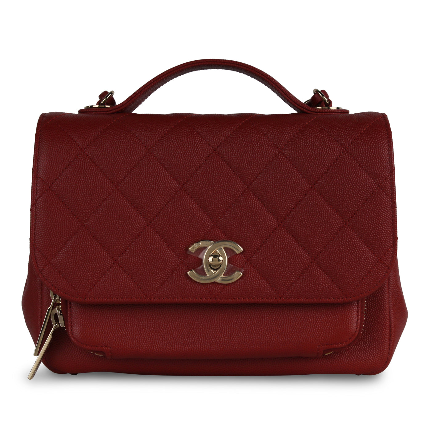 Chanel Timeless Caviar Gold Shoulder Bag