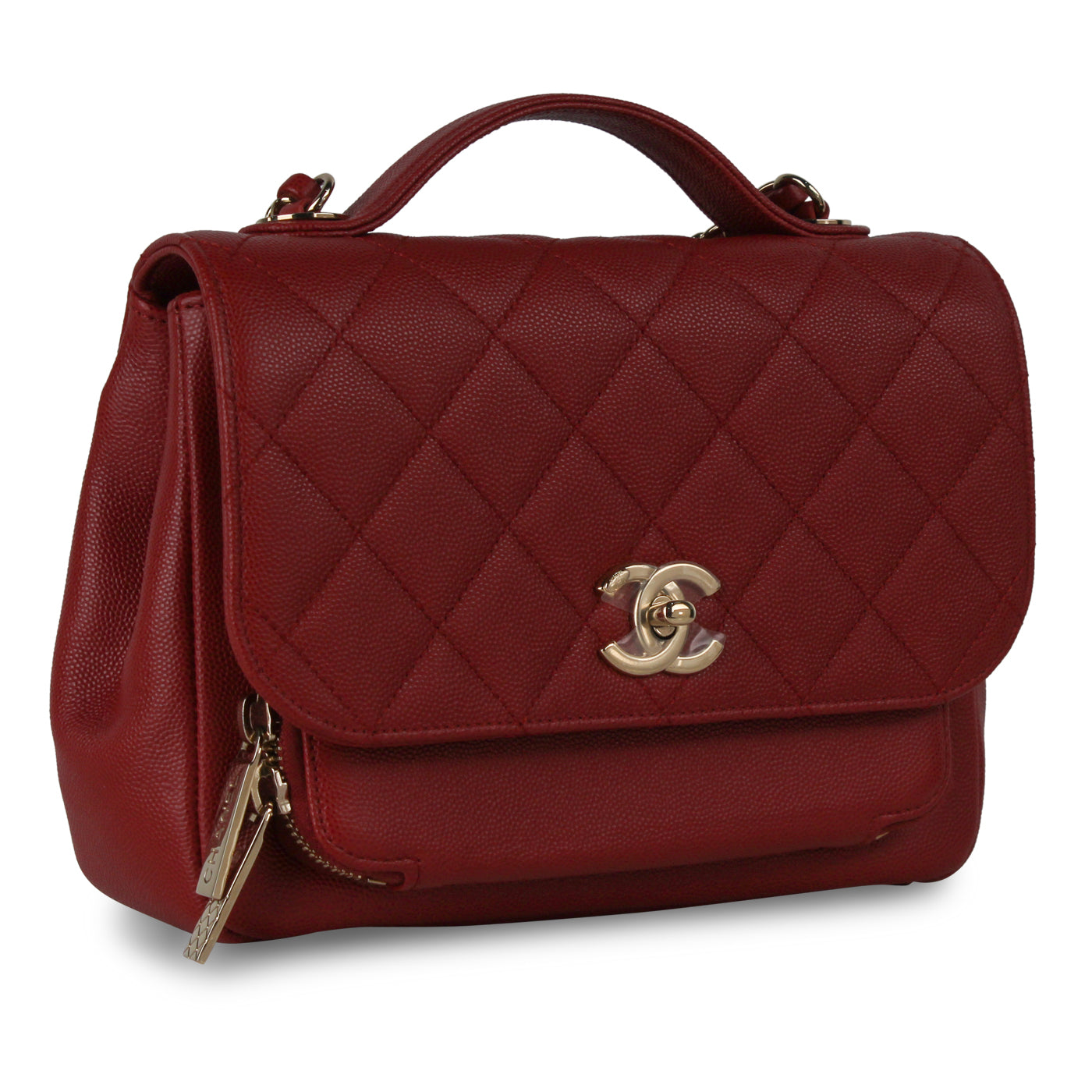 Chanel Timeless Caviar Gold Shoulder Bag