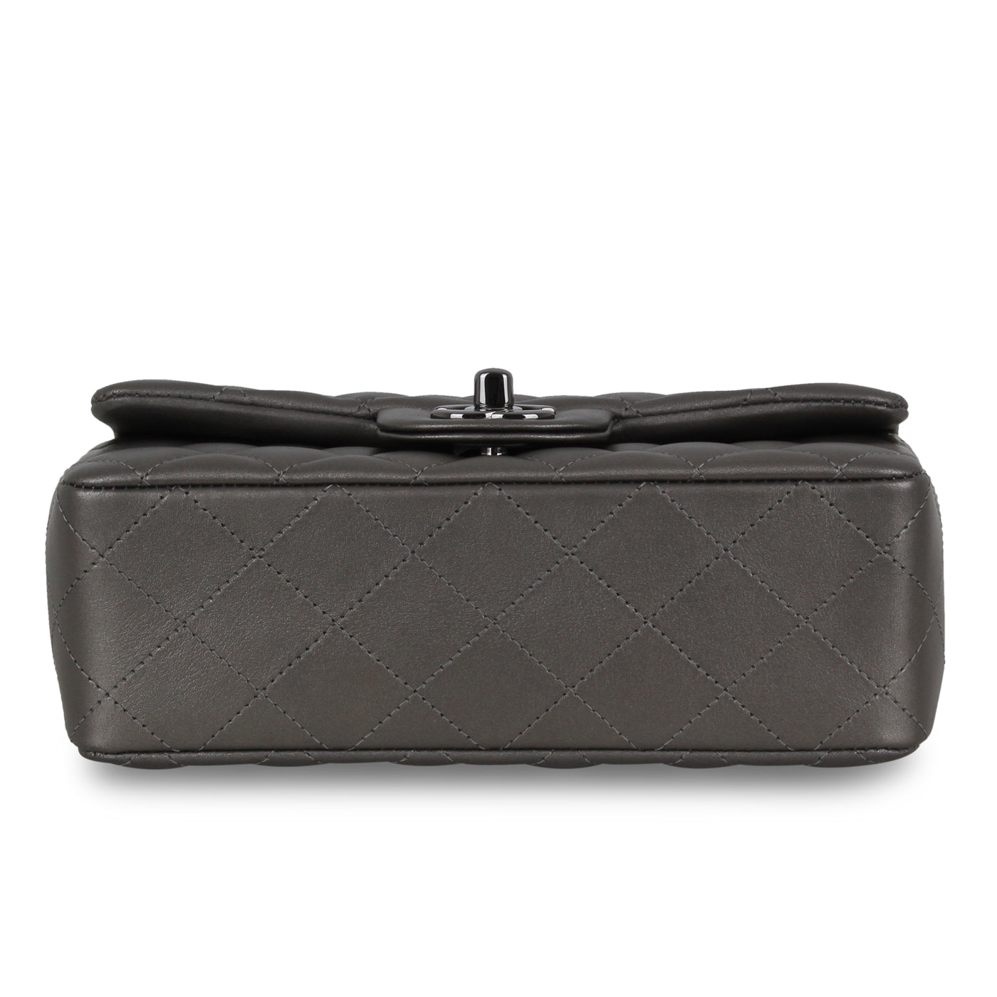 Chanel Classic Flap Lambskin Black Shoulder Bag Style 172