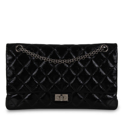 Chanel Classic Flap Calfskin Black Shoulder Bag Style 4