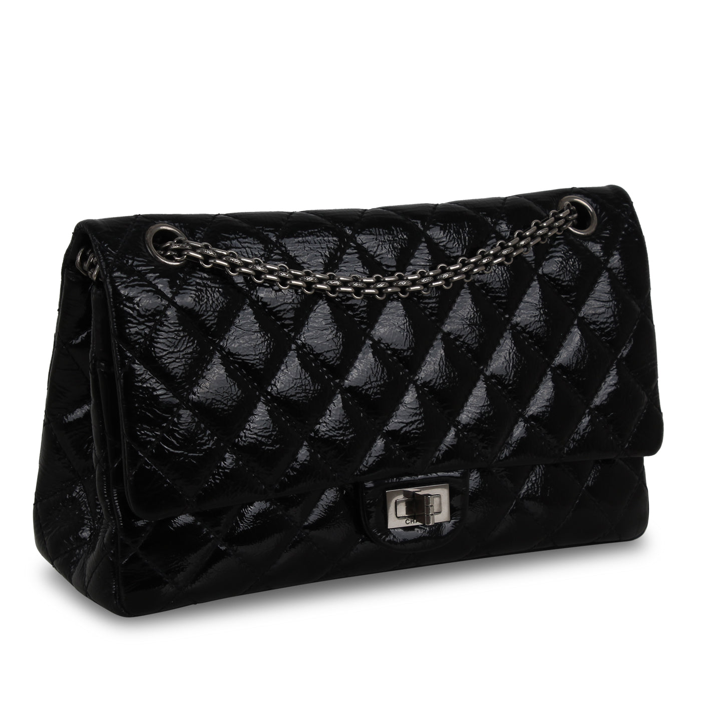 Chanel Classic Flap Calfskin Black Shoulder Bag Style 4