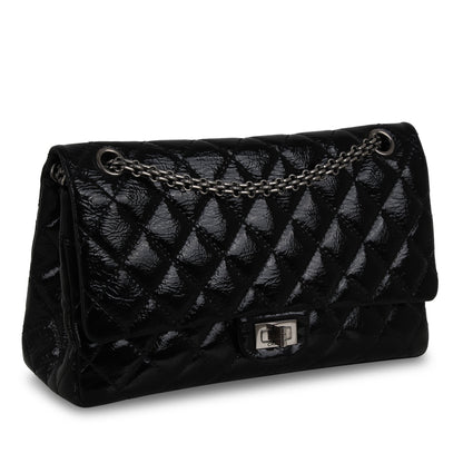 Chanel Classic Flap Calfskin Black Shoulder Bag Style 4