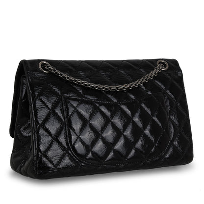 Chanel Classic Flap Calfskin Black Shoulder Bag Style 4