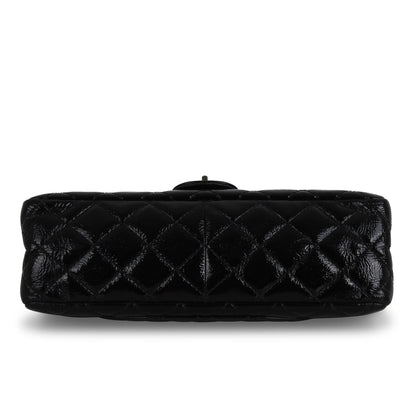 Chanel Classic Flap Calfskin Black Shoulder Bag Style 4