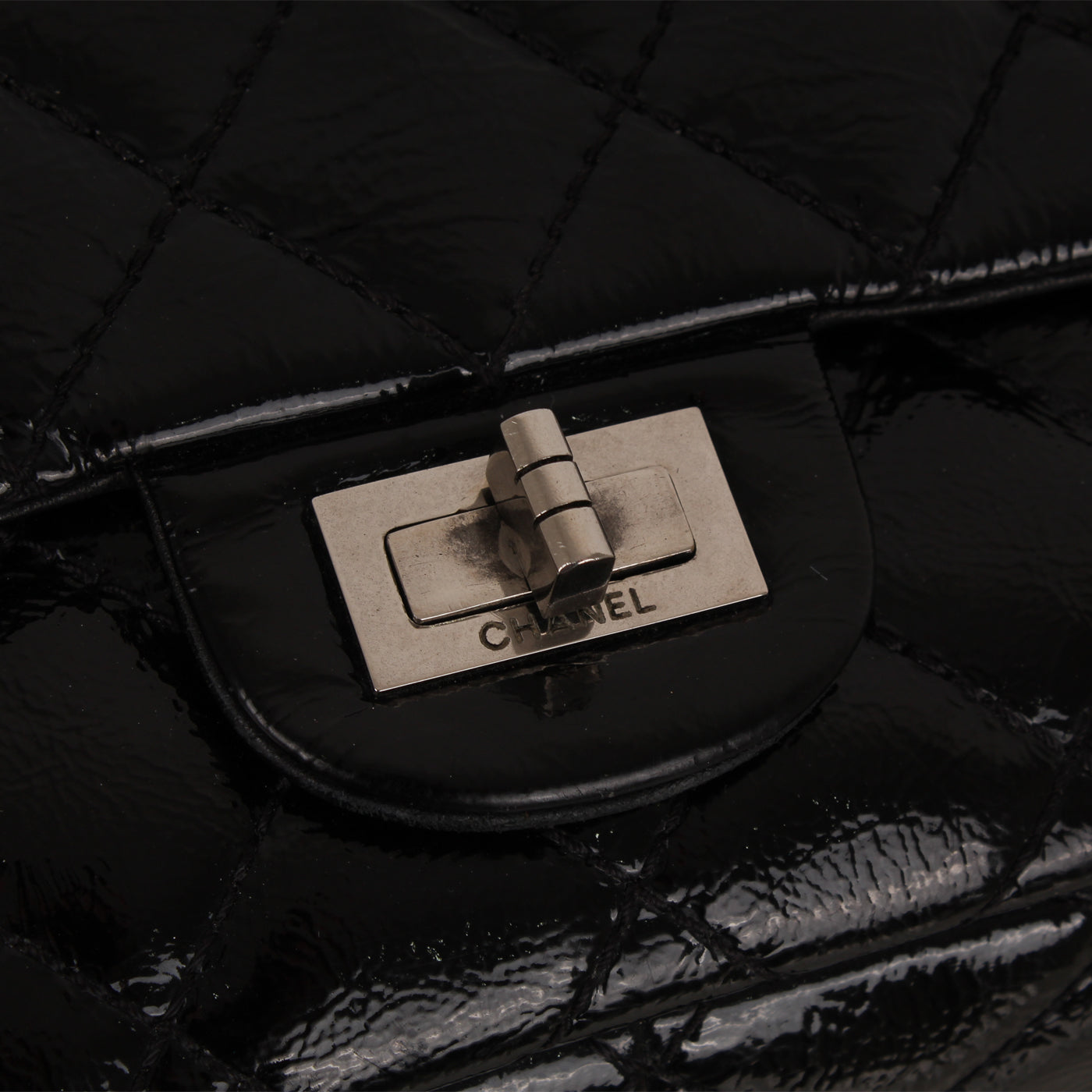 Chanel Classic Flap Calfskin Black Shoulder Bag Style 4
