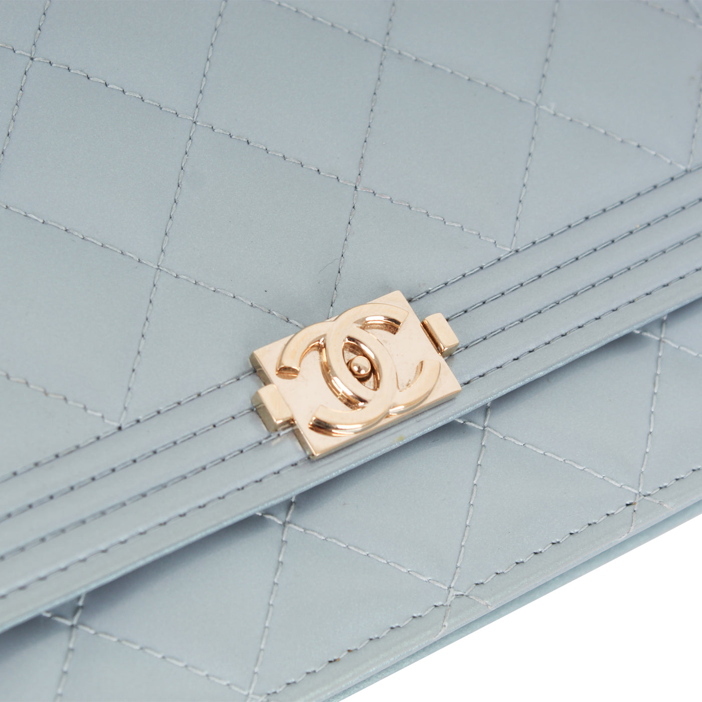 Chanel Boy Bag Caviar Gold Crossbody