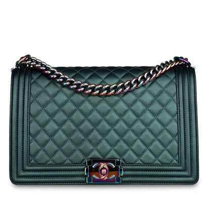 Chanel Boy Bag Caviar Black Shoulder Bag Style 5