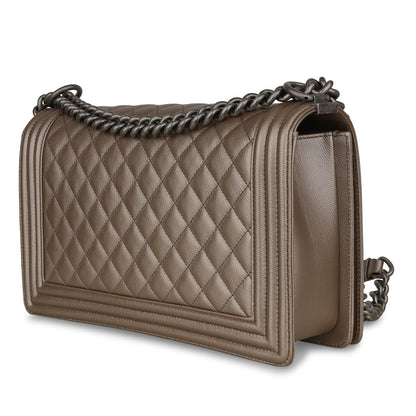 Chanel Boy Bag Caviar Shoulder Bag