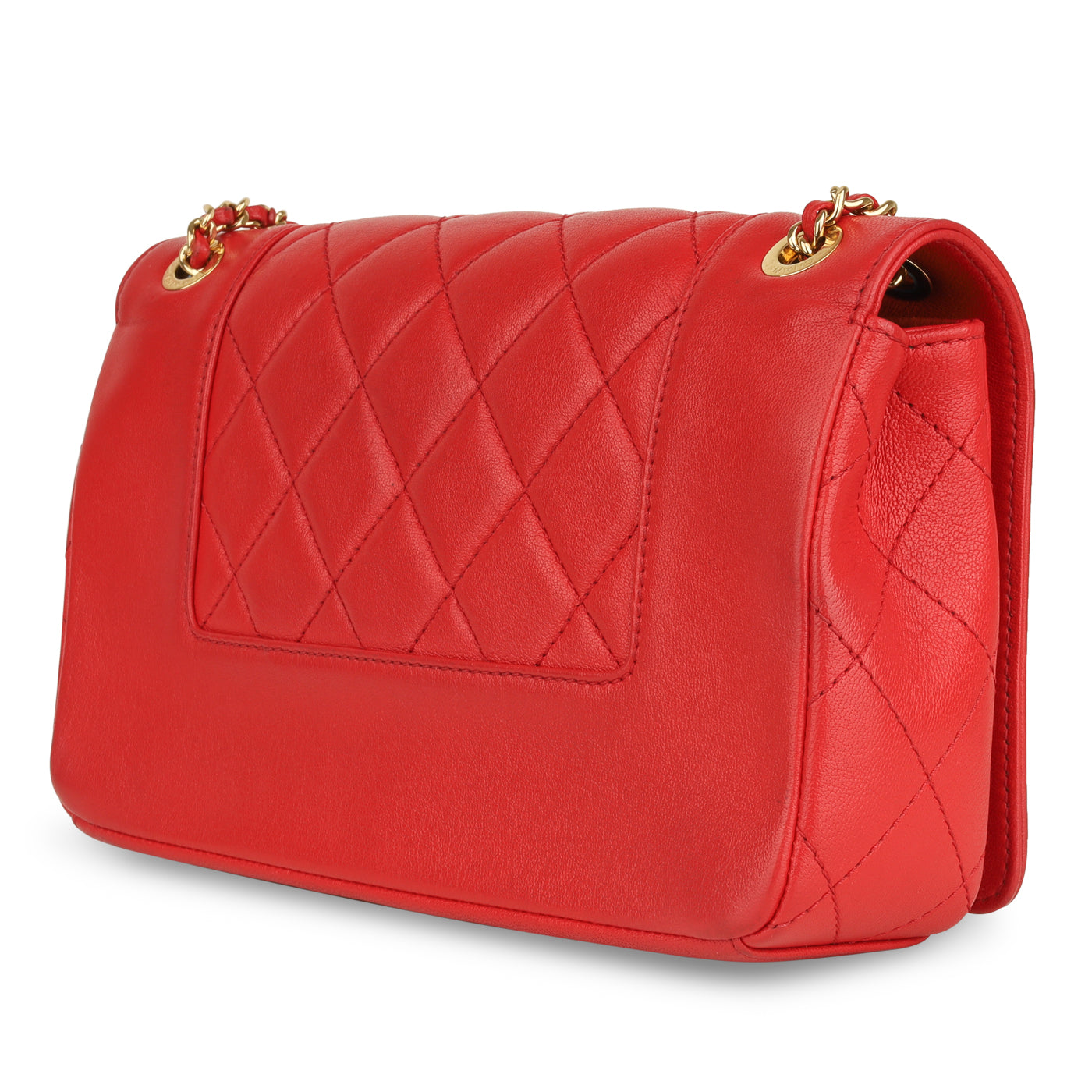 Chanel Lambskin Black Shoulder Bag Style 25