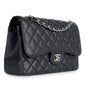 Chanel Classic Flap Caviar Black Shoulder Bag Style 21