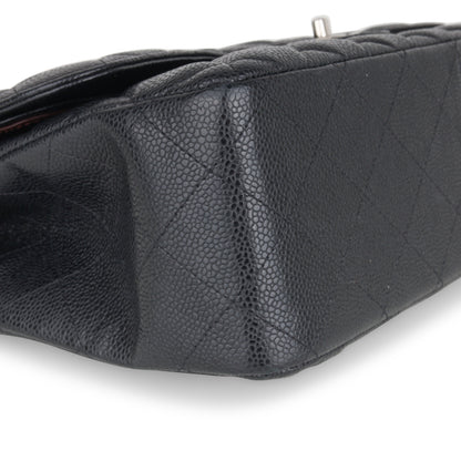 Chanel Classic Flap Caviar Black Shoulder Bag Style 21