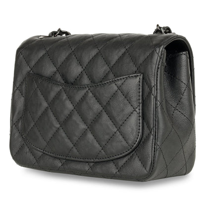 Chanel Mini Square Classic Flap - Black Calfskin