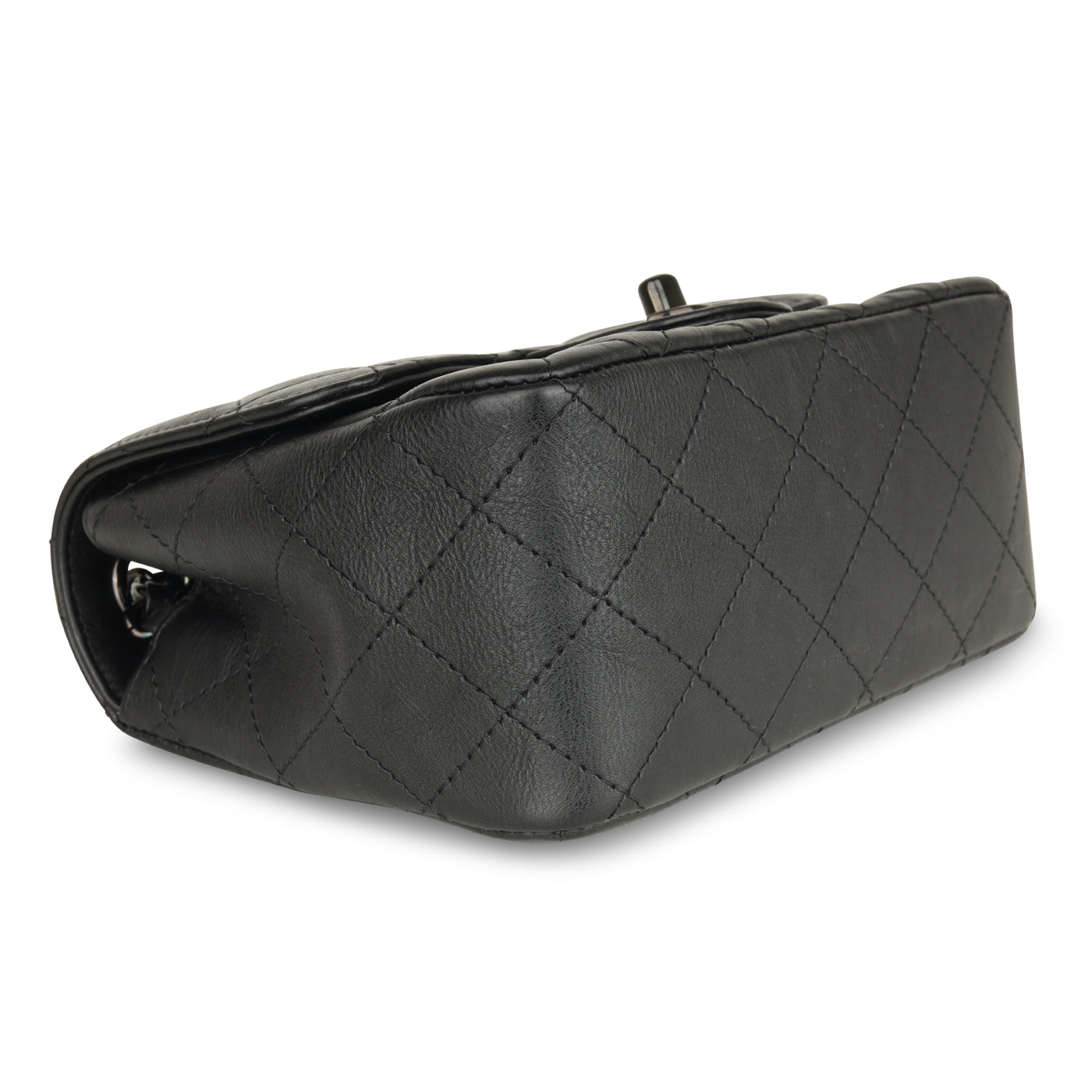 Chanel Mini Square Classic Flap - Black Calfskin