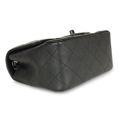 Chanel Mini Square Classic Flap - Black Calfskin