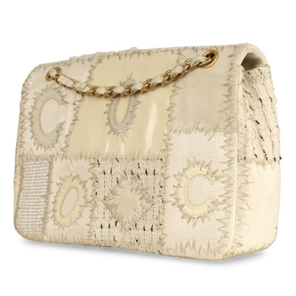 Chanel Classic Flap Patent Leather Gold Shoulder Bag Patent Leather