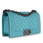 Chanel Boy Bag Lambskin Cream Shoulder Bag