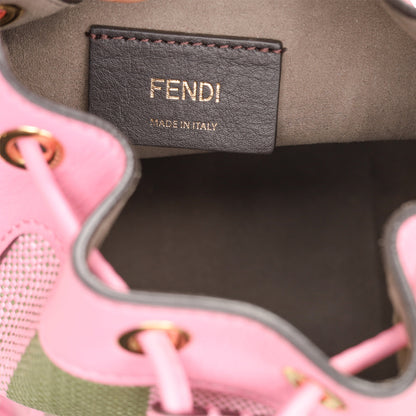 Fendi Mon Tresor Leather Red Handbag Style 5