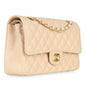 Chanel Classic Flap Caviar Gold Shoulder Bag Style 26