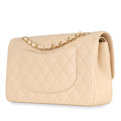 Chanel Classic Flap Caviar Gold Shoulder Bag Style 26