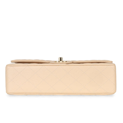 Chanel Classic Flap Caviar Gold Shoulder Bag Style 26