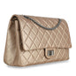 Chanel Classic Flap Calfskin Brown Shoulder Bag