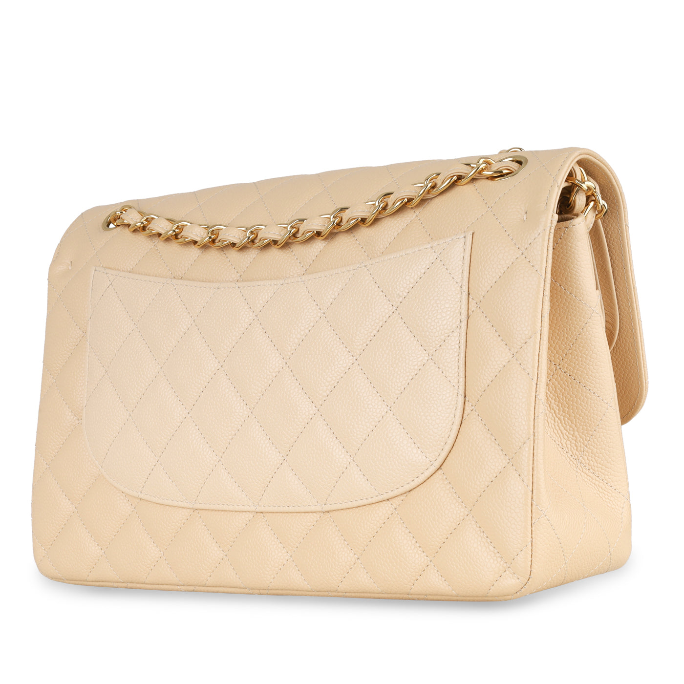 Chanel Classic Flap Caviar Gold Shoulder Bag Style 7