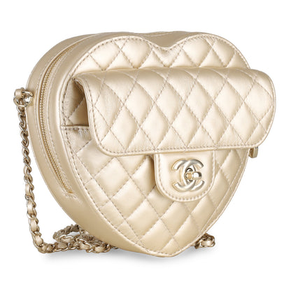 Chanel Luxury Lambskin Gold Handbag Style 9