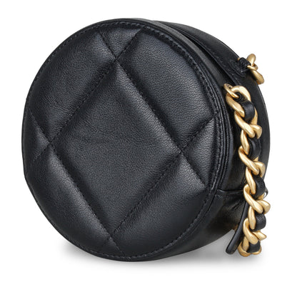 Chanel 19 Round Clutch With Chain