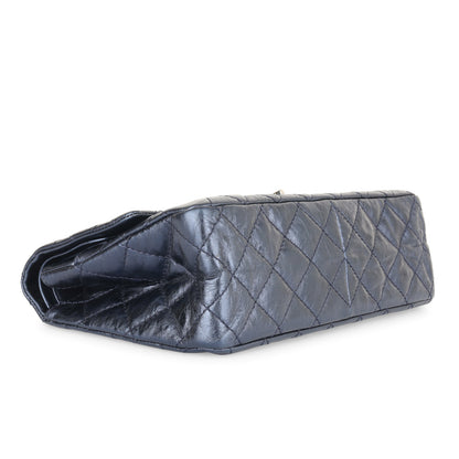 Chanel Classic Flap Calfskin Blue Shoulder Bag