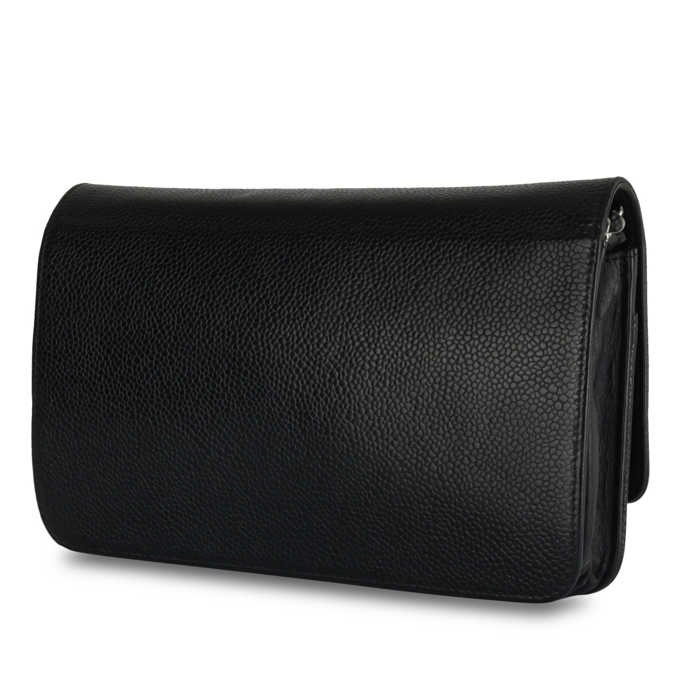 Chanel Cc Wallet On Chain - Black